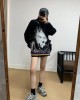 [Hot selling] Wukong Retro Rascal Knitted Top Women's Autumn and Winter New Trendy Brand Design Feeling Lazy Style Long Sleeve Sweater