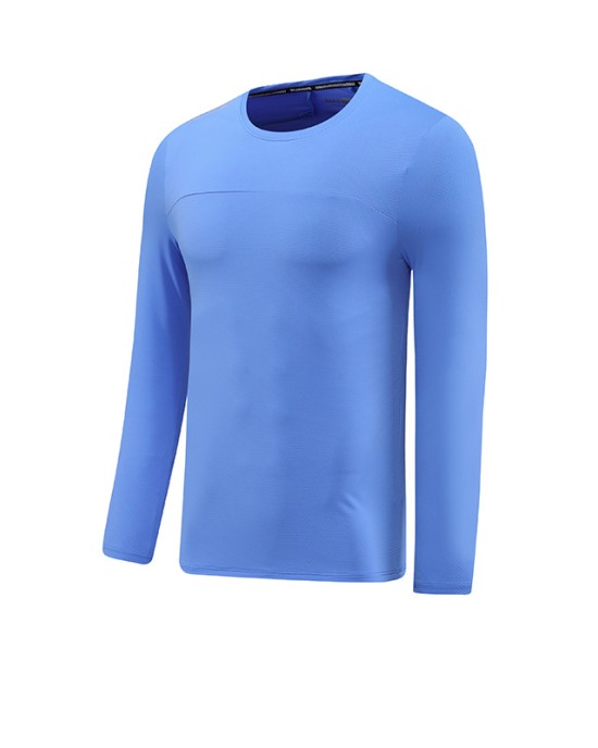 Quick drying clothes, long sleeved T-shirts, men's training clothes, fitness running sports tops, moisture wicking and sweat wicking outdoor base shirts