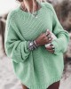 Winter new product knit sweater loose oversized sweater jacket